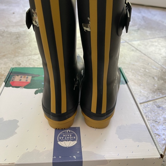 Joules womens Molly Welly Rain Boot - Picture 3 of 7